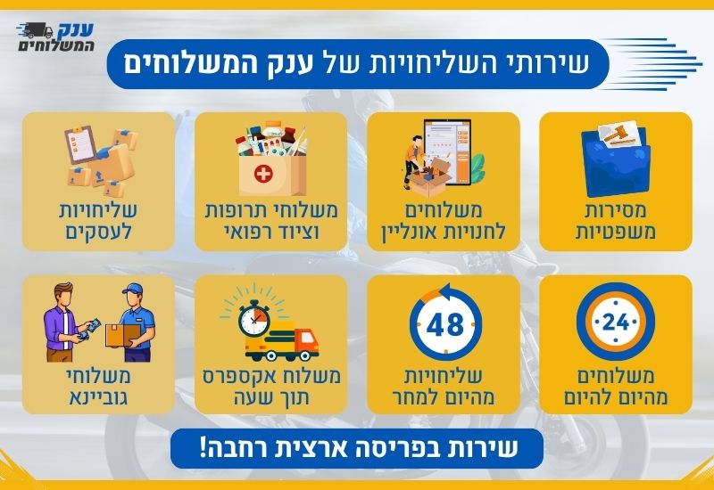 שירותי השליחויות של ענק המשלוחים